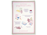 Laura white tea towel piece printed fra GreenGate - Tinashjem